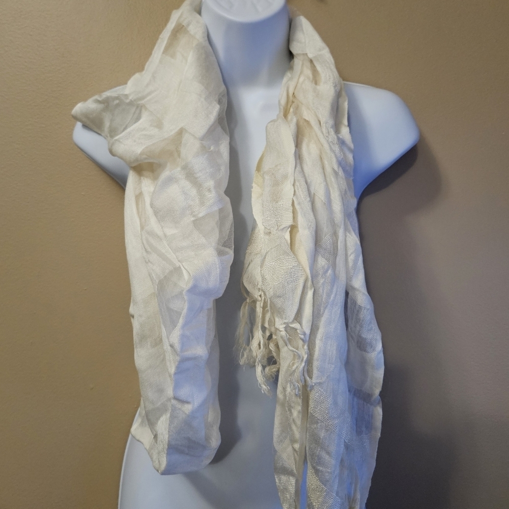 NWT Cejon Scarf Wrap Color Ivy Viscose/Silk Blend Made In India